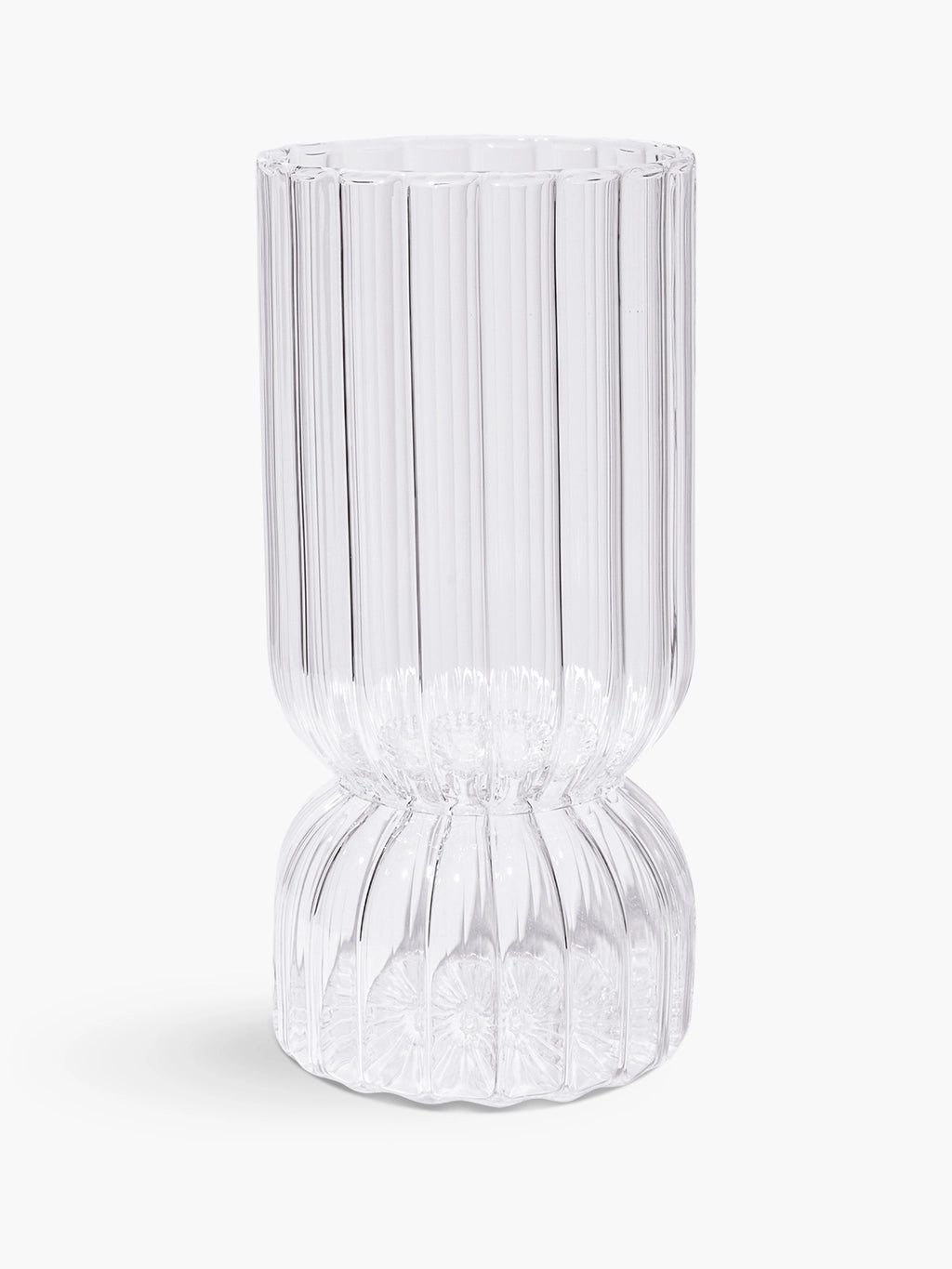 Ribbed Candle Holder For medium and large candles 980G