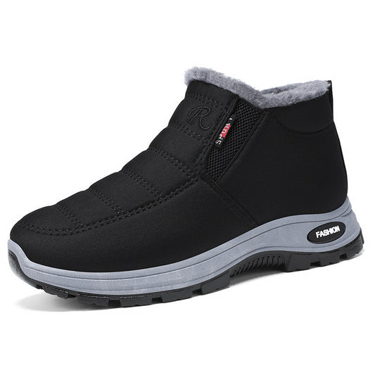 Women's Slip-On Fleece-Lined Winter Boots  Warm, Waterproof & Anti-Slip