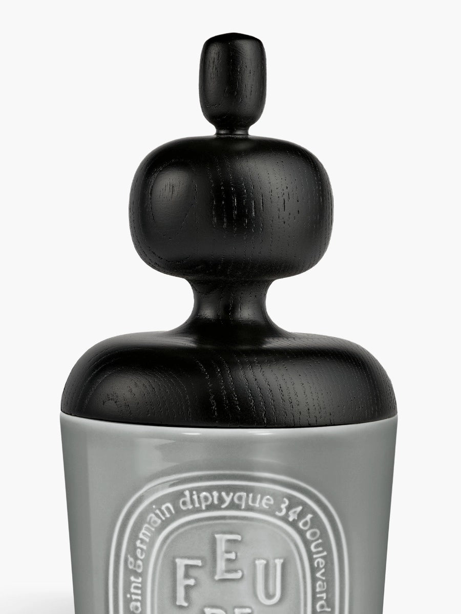 Black Astragal lid For large candle 260G