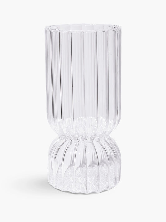 Ribbed Candle Holder For medium and large candles 980G